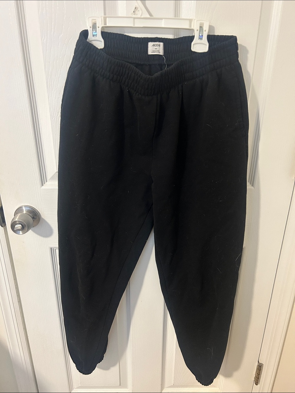 Black Sweat Jogger Pants - Cozy Everyday Bottoms